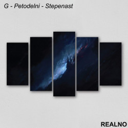 Zvezdani Put - Plavo - Slika na platnu - Kanvas Zvezdani Put - Plavo - Slika na platnu - Kanvas