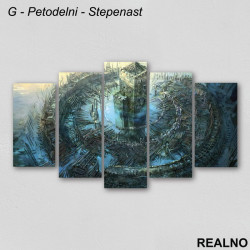 Tvrđava - Crtež - Slika na platnu - Kanvas Tvrđava - Crtež - Slika na platnu - Kanvas