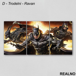 Batman In Action - Slika na platnu - Kanvas