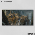 Rivendell - Lord Of The Rings - Slika na platnu - Kanvas