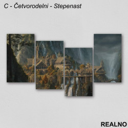 Rivendell - Lord Of The Rings - Slika na platnu - Kanvas Rivendell - Lord Of The Rings - Slika na platnu - Kanvas