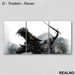 Optimus Prime On Grimlock - Transformers - Slika na platnu - Kanvas Optimus Prime On Grimlock - Transformers - Slika na platnu - Kanvas