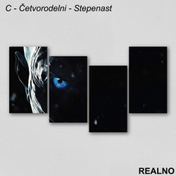 White Walker - Eye - Game Of Thrones - GOT - Slika na platnu - Kanvas White Walker - Eye - Game Of Thrones - GOT - Slika na platnu - Kanvas