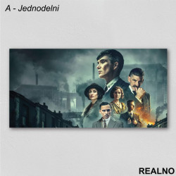 Group - Peaky Blinders - Slika na platnu - Kanvas