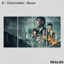 Group - Peaky Blinders - Slika na platnu - Kanvas