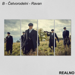 Thomas, John And Finn Shelby - Peaky Blinders - Slika na platnu - Kanvas Thomas, John And Finn Shelby - Peaky Blinders - Slika na platnu - Kanvas