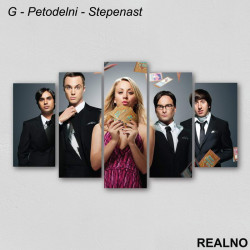 Trading Cards - Group - The Big Bang Theory - Slika na platnu - Kanvas Trading Cards - Group - The Big Bang Theory - Slika na platnu - Kanvas