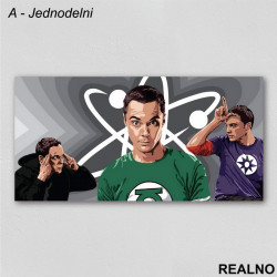 Sheldon - Logo - The Big Bang Theory - Slika na platnu - Kanvas Sheldon - Logo - The Big Bang Theory - Slika na platnu - Kanvas
