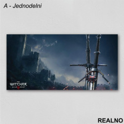 Silver Swords - The Witcher - Slika na platnu - Kanvas Silver Swords - The Witcher - Slika na platnu - Kanvas