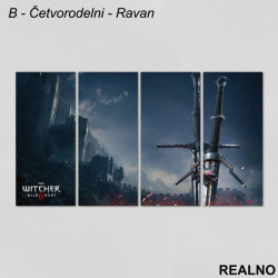 Silver Swords - The Witcher - Slika na platnu - Kanvas Silver Swords - The Witcher - Slika na platnu - Kanvas