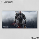 Geralt Of Rivia - Picture - The Witcher - Slika na platnu - Kanvas
