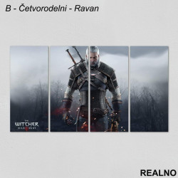Geralt Of Rivia - Picture - The Witcher - Slika na platnu - Kanvas