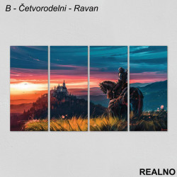 Wild Hunt - Picture - The Witcher - Slika na platnu - Kanvas Wild Hunt - Picture - The Witcher - Slika na platnu - Kanvas