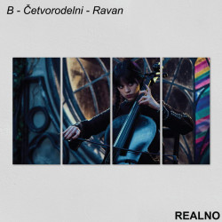 Playing A Cello In Front Of The Window - Wednesday - Sreda - Slika na platnu - Kanvas Playing A Cello In Front Of The Window - Wednesday - Sreda - Slika na platnu - Kanvas