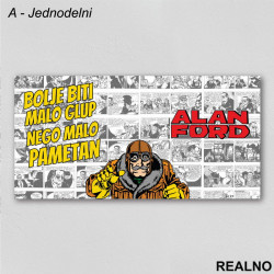 Bolje biti malo glup nego malo pametan - Grunf - Alan Ford - Slika na platnu - Kanvas Bolje biti malo glup nego malo pametan - Grunf - Alan Ford - Slika na platnu - Kanvas