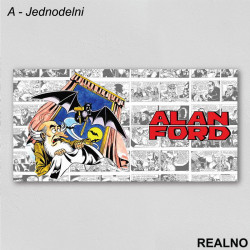 Broj Jedan i Vampir - Alan Ford - Slika na platnu - Kanvas Broj Jedan i Vampir - Alan Ford - Slika na platnu - Kanvas