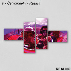 Paranoja U Las Vegasu - Slika na platnu - Kanvas Paranoja U Las Vegasu - Slika na platnu - Kanvas