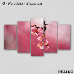 Cvet Na Kiši - Slika na platnu - Kanvas