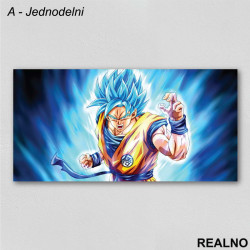 Super Saiyan - Goku - Slika na platnu - Kanvas Super Saiyan - Goku - Slika na platnu - Kanvas