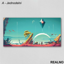 No Man's Sky - Slika na platnu - Kanvas No Man's Sky - Slika na platnu - Kanvas