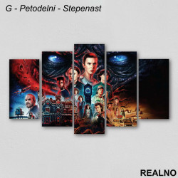 Drawing - Stranger Things - Slika na platnu - Kanvas