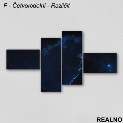 Plava Galaksija - Slika na platnu - Kanvas Plava Galaksija - Slika na platnu - Kanvas