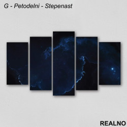 Plava Galaksija - Slika na platnu - Kanvas Plava Galaksija - Slika na platnu - Kanvas