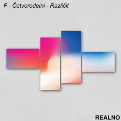 Apstraktne boje - Slika na platnu - Kanvas