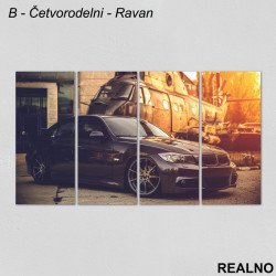 Crni Bmw - Slika na platnu - Kanvas