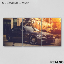 Crni Bmw - Slika na platnu - Kanvas