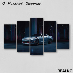 Sivi Chevrolet - Slika na platnu - Kanvas Sivi Chevrolet - Slika na platnu - Kanvas