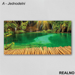 Sunce, vodopadi - Priroda - Slika na platnu - Kanvas Sunce, vodopadi - Priroda - Slika na platnu - Kanvas