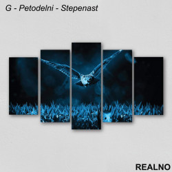 Sova juri miša - Slika na platnu - Kanvas Sova juri miša - Slika na platnu - Kanvas