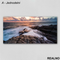 Stenovita obala - Slika na platnu - Kanvas Stenovita obala - Slika na platnu - Kanvas