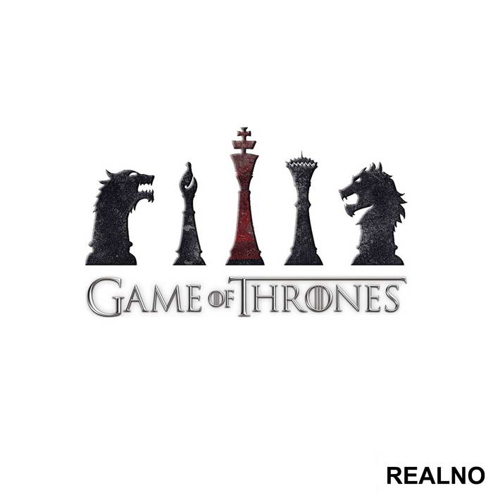Five Chess Pieces - Game Of Thrones - GOT - Nalepnica