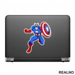 Comic - Captain America - Avengers - Nalepnica