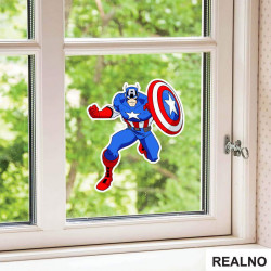 Comic - Captain America - Avengers - Nalepnica