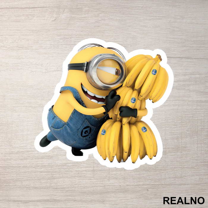 Hug A Banana - Minions - Nalepnica