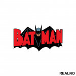 Logo Red -  Batman - Nalepnica