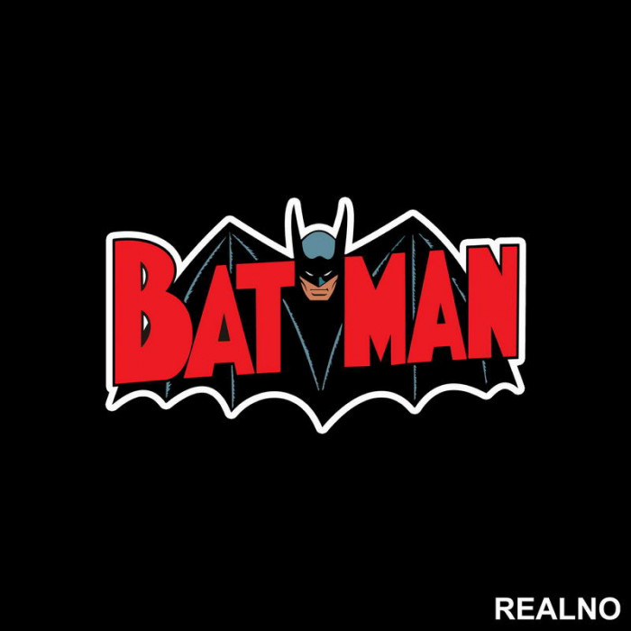 Logo Red -  Batman - Nalepnica