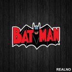 Logo Red -  Batman - Nalepnica