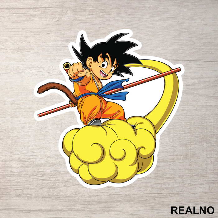 Kinto'un - Goku - Dragon - Ball - Nalepnica