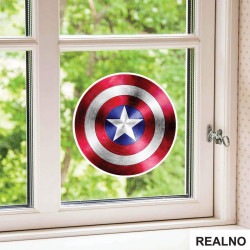 Shield - Captain America - Avengers - Nalepnica