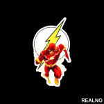 Logo And Barry Allen - Flash - Nalepnica