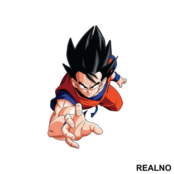 Flying - Goku - Dragon - Ball - Nalepnica