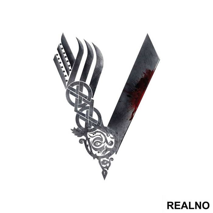 Logo - Vikings - Nalepnica