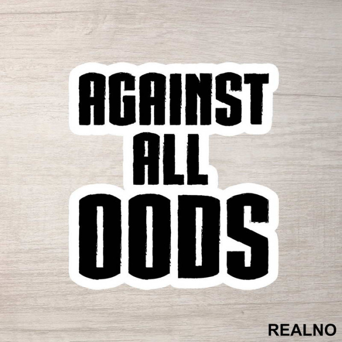 Against All Odds - Trening - Nalepnica