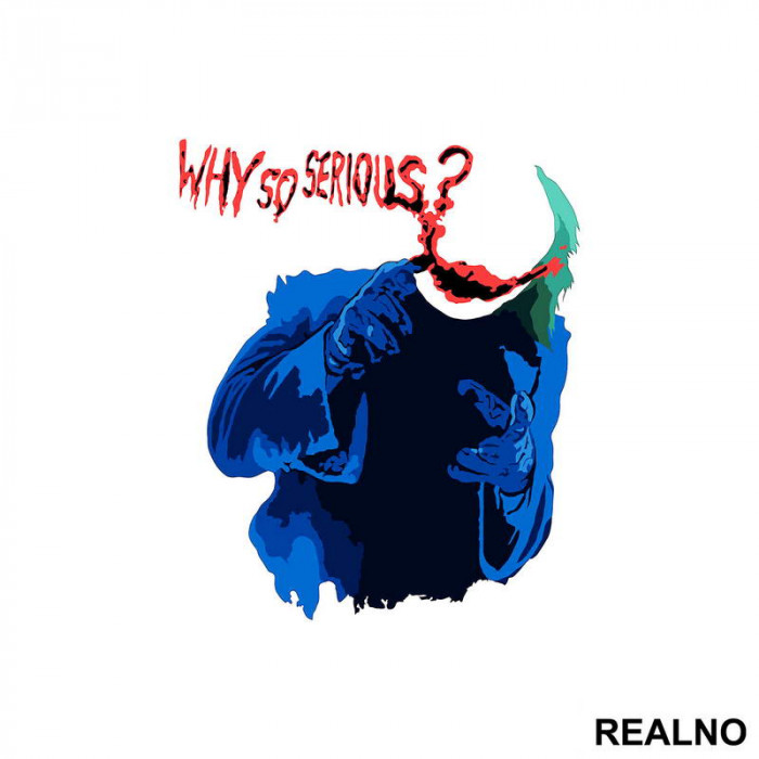 Why So Serious? Blue Jacket - Joker - Nalepnica