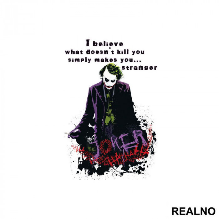 Stranger Quote - Joker - Nalepnica