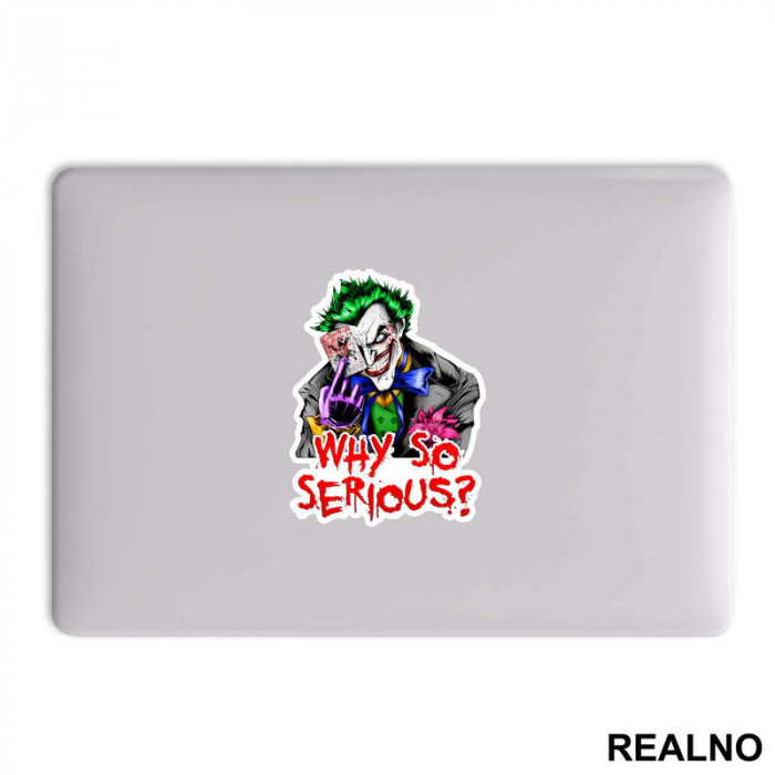 Why So Serious? Card - Joker - Nalepnica